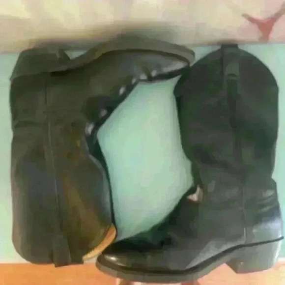 JUSTIN TOBIAS 12" WESTERN Cowboy Boot Wide Width Size 8.5 EE Style 3040 Workboot - Picture 5 of 12